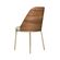 silla fabricia gris claro nogal  -3-